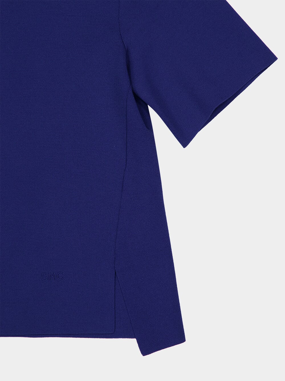 Navy Iconic Compact Knit Top - Image 3
