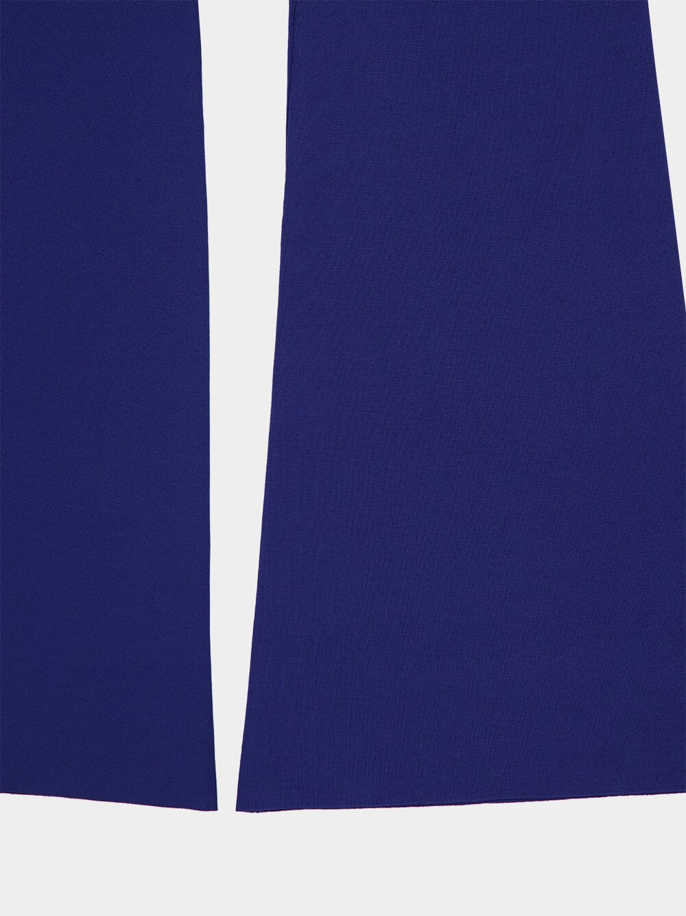 Navy Iconic Flared Knit Trousers - Image 4