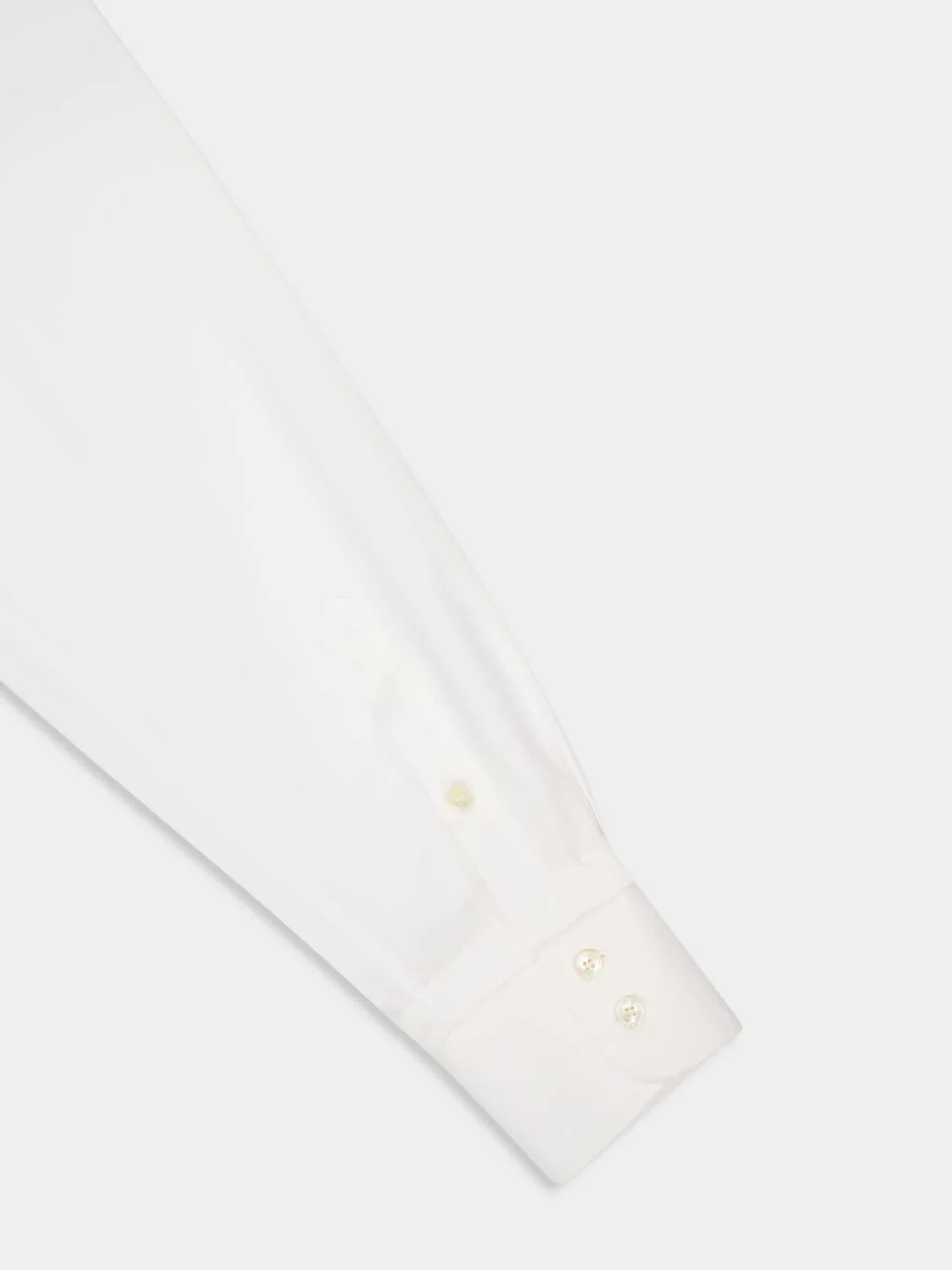 Pure White Cotton Poplin Shirt - Image 4