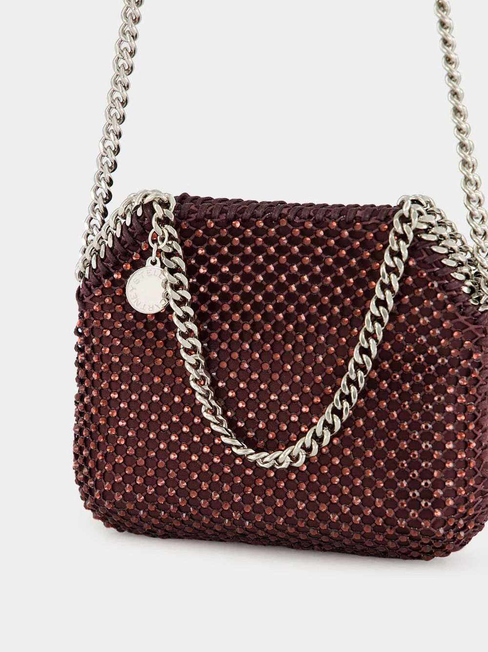 Raisin Falabella Tiny Crystal Tote - Image 7