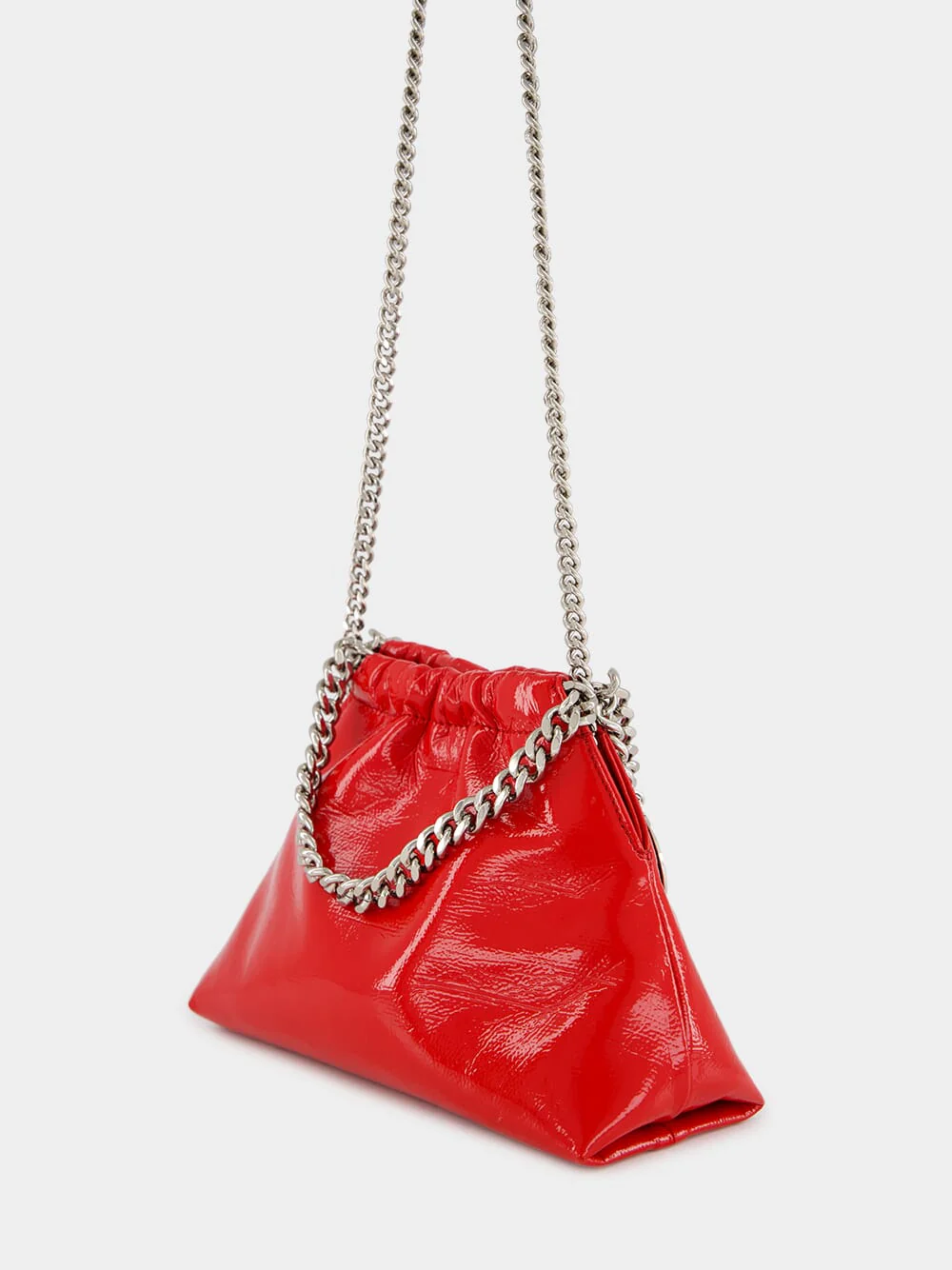 Red Falabella Drawstring Crossbody Bag - Image 12
