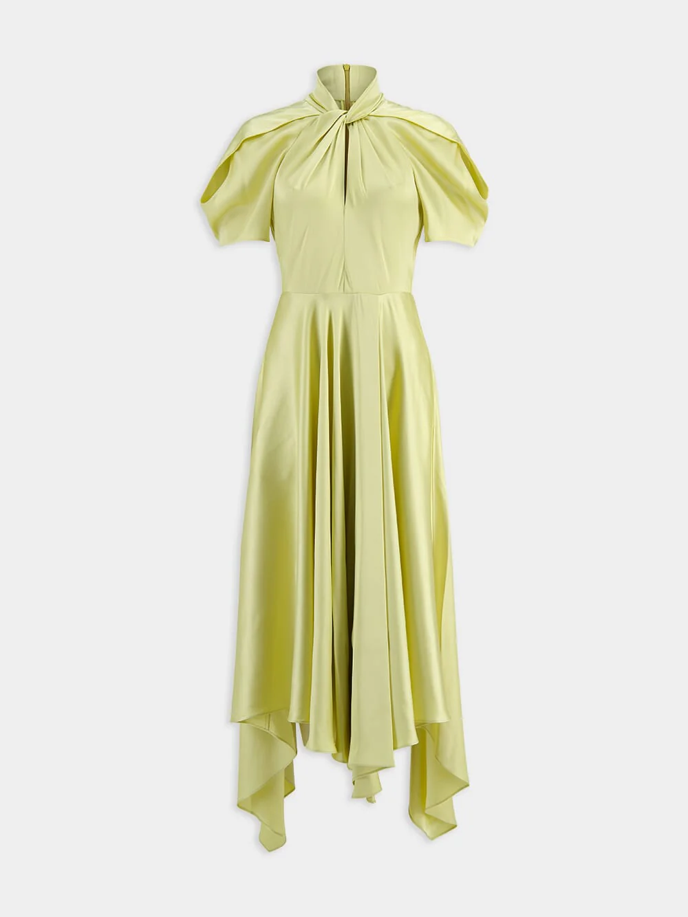 Plated Midi Dress