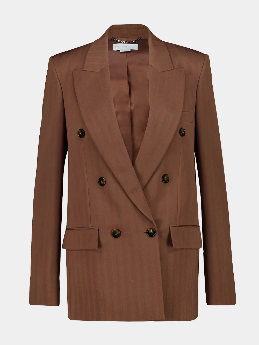 Sienna Oversized Pinstripe Double-Breasted Blazer - Image 2