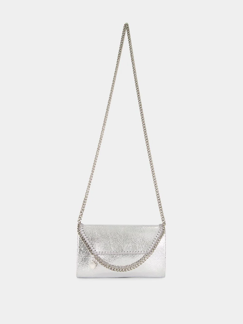 Silver Falabella Metallic Crossbody Bag - Image 2