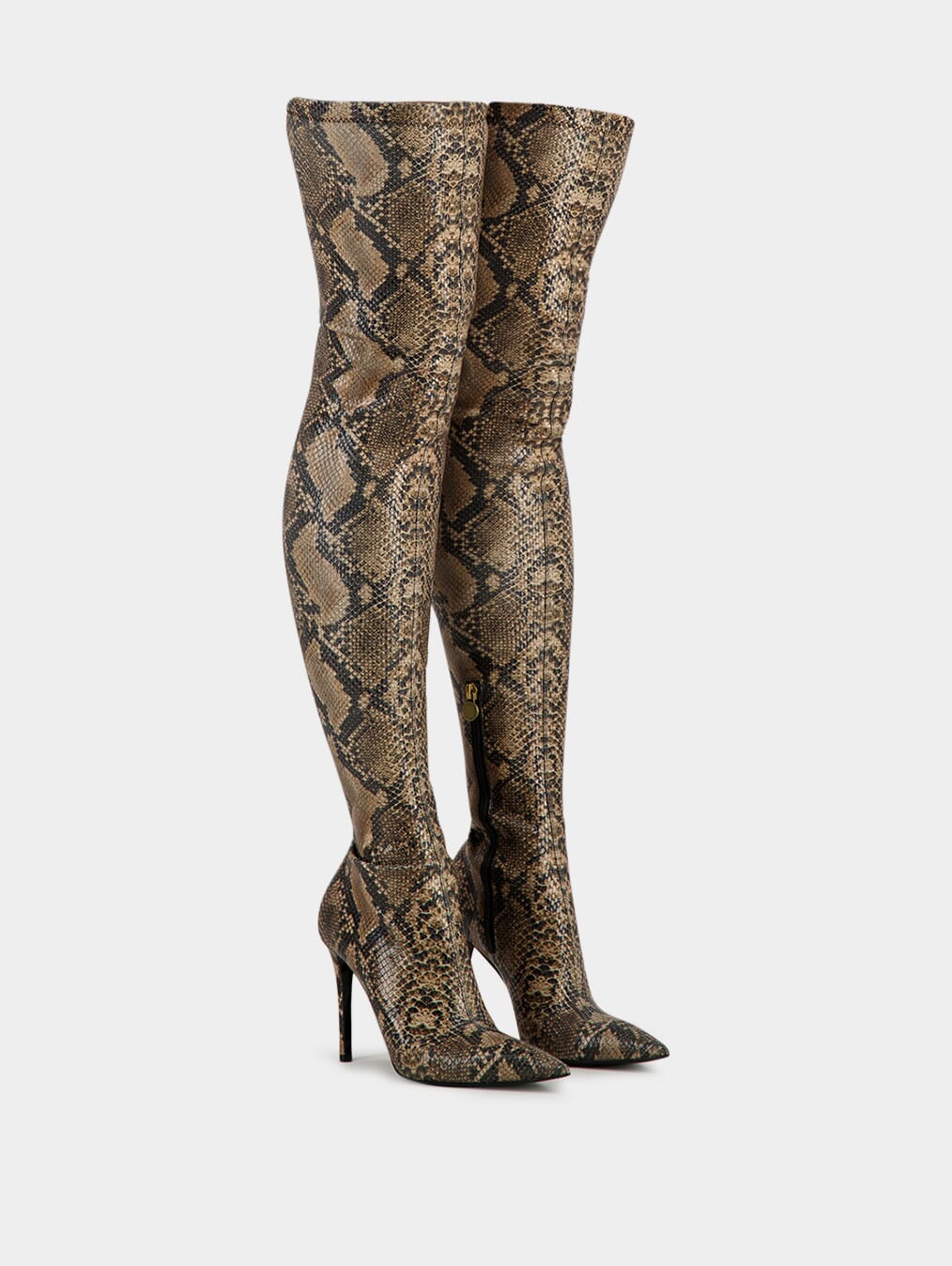 Stella Iconic Python-Print Boots - Image 3