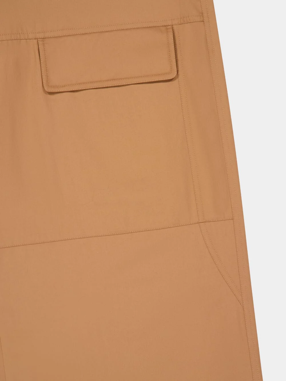 Tan Organic Cotton Cargo Trousers - Image 6