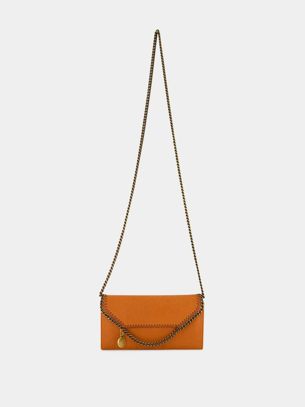 Tangerine Falabella Continental Crossbody Bag - Image 2
