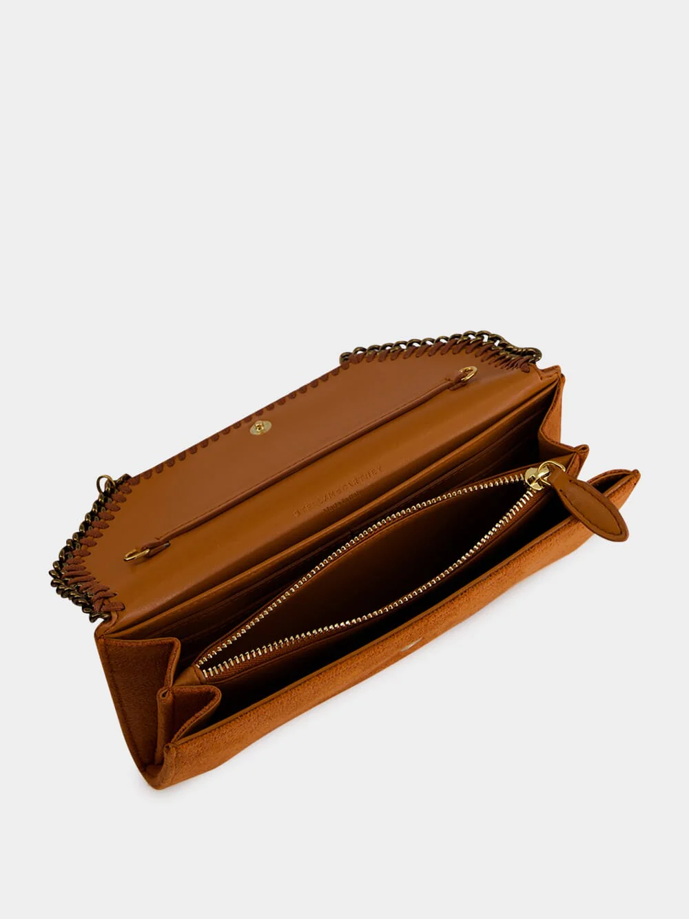 Tangerine Falabella Continental Crossbody Bag - Image 6