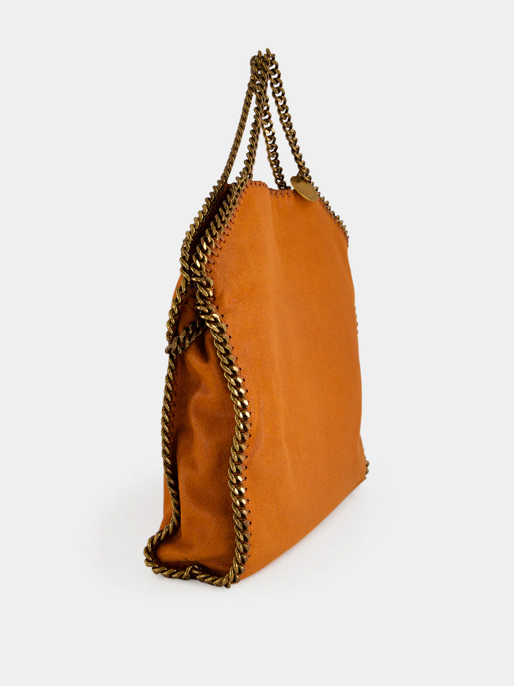 Tangerine Falabella 3-Chain Tote Bag - Image 3