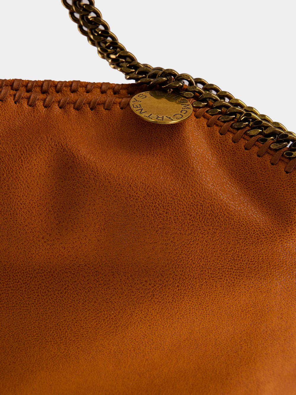 Tangerine Falabella 3-Chain Tote Bag - Image 7
