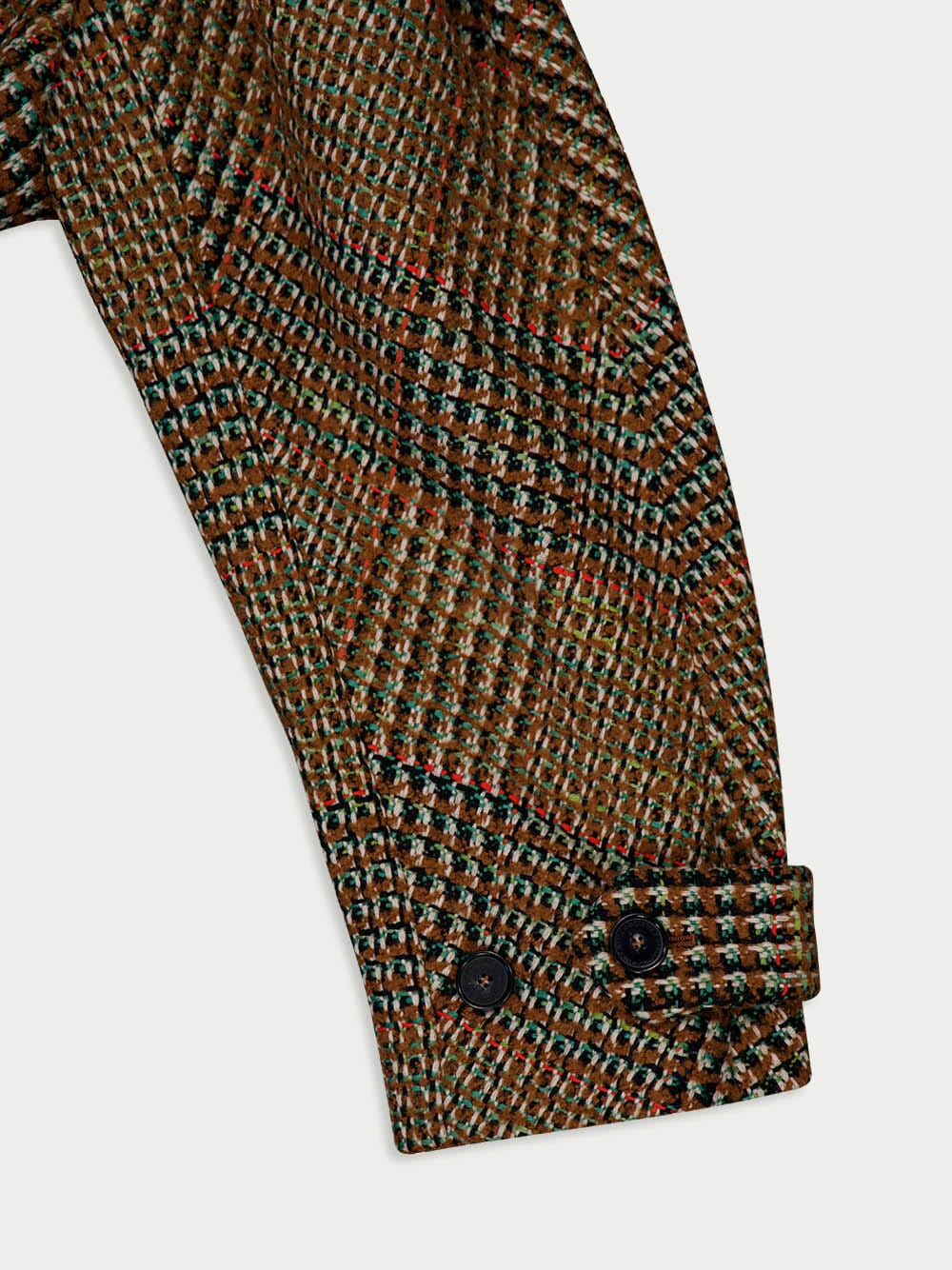 Tweed Belted Double-Breasted Coat - Image 5