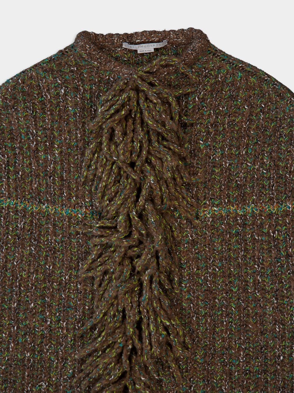Tweed Knit Cape Coat - Image 5