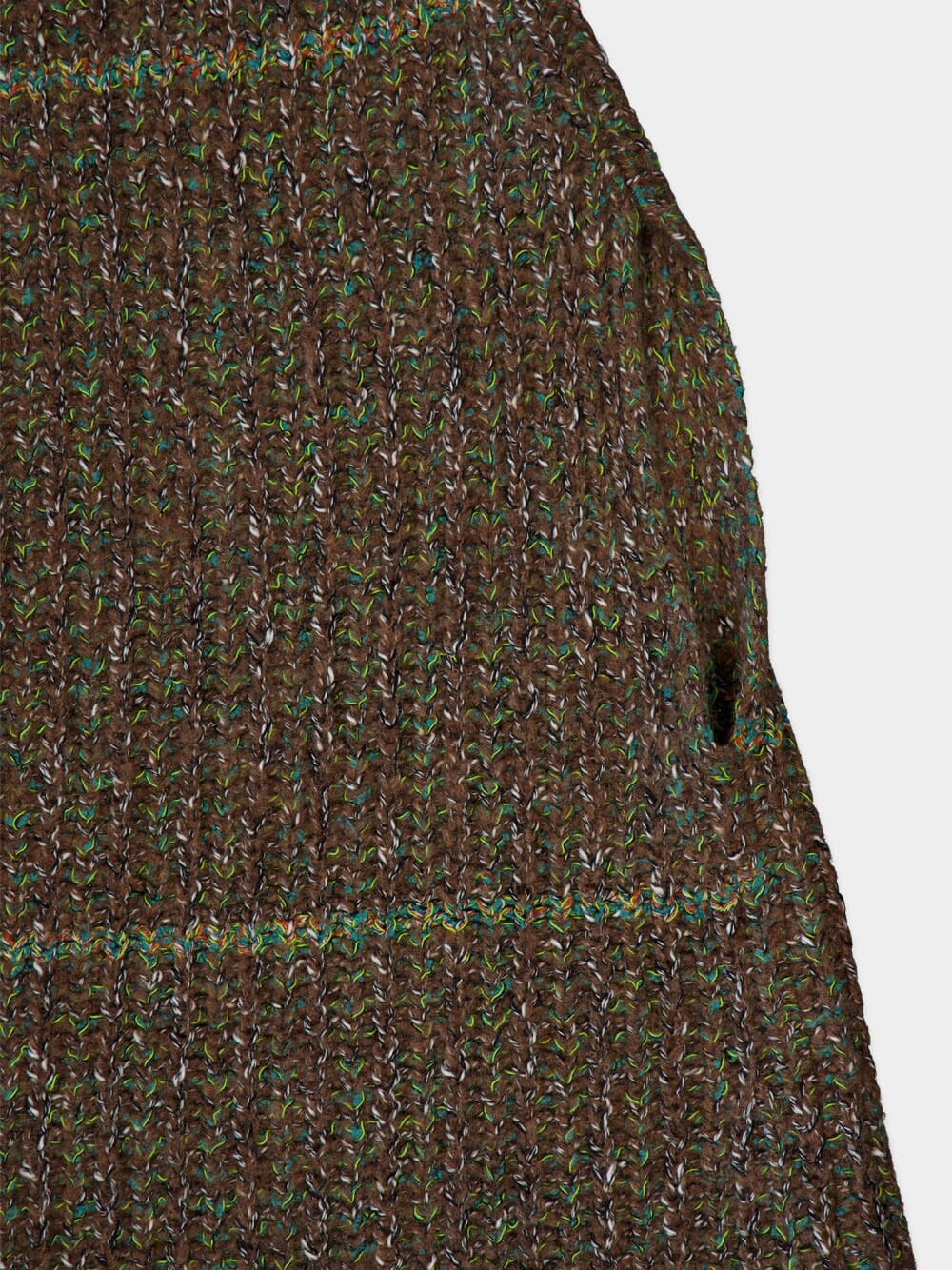 Tweed Knit Cape Coat - Image 6