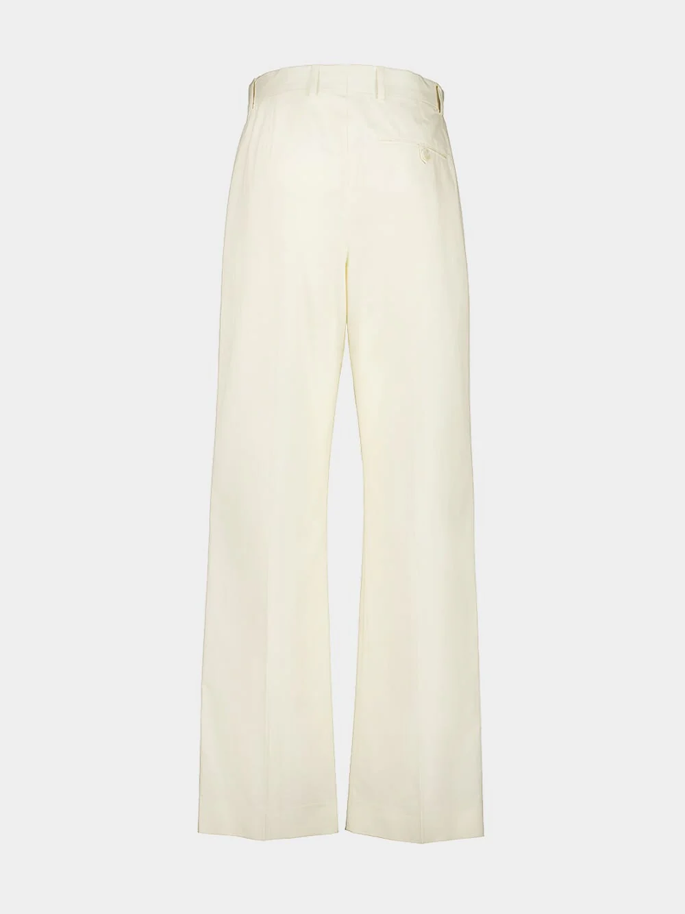 Vanilla Straight Cotton Trousers - Image 2