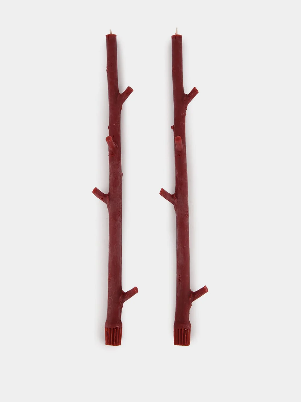 Dark Cherry Maple Stick Candle Set
