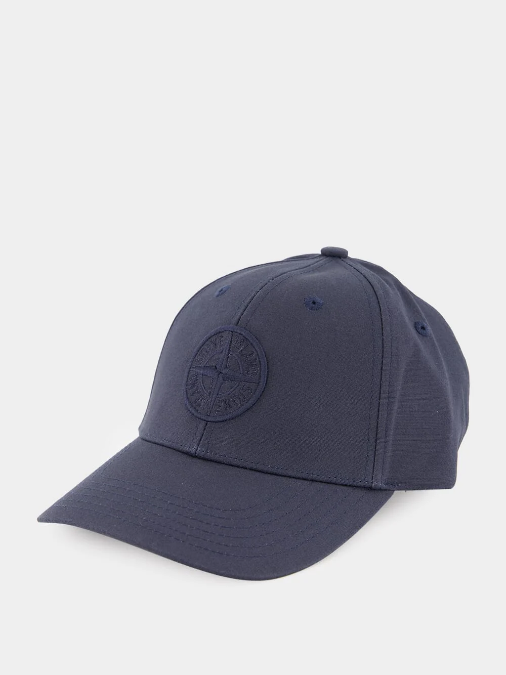 Navy Blue 6-Panel Cap with Strap