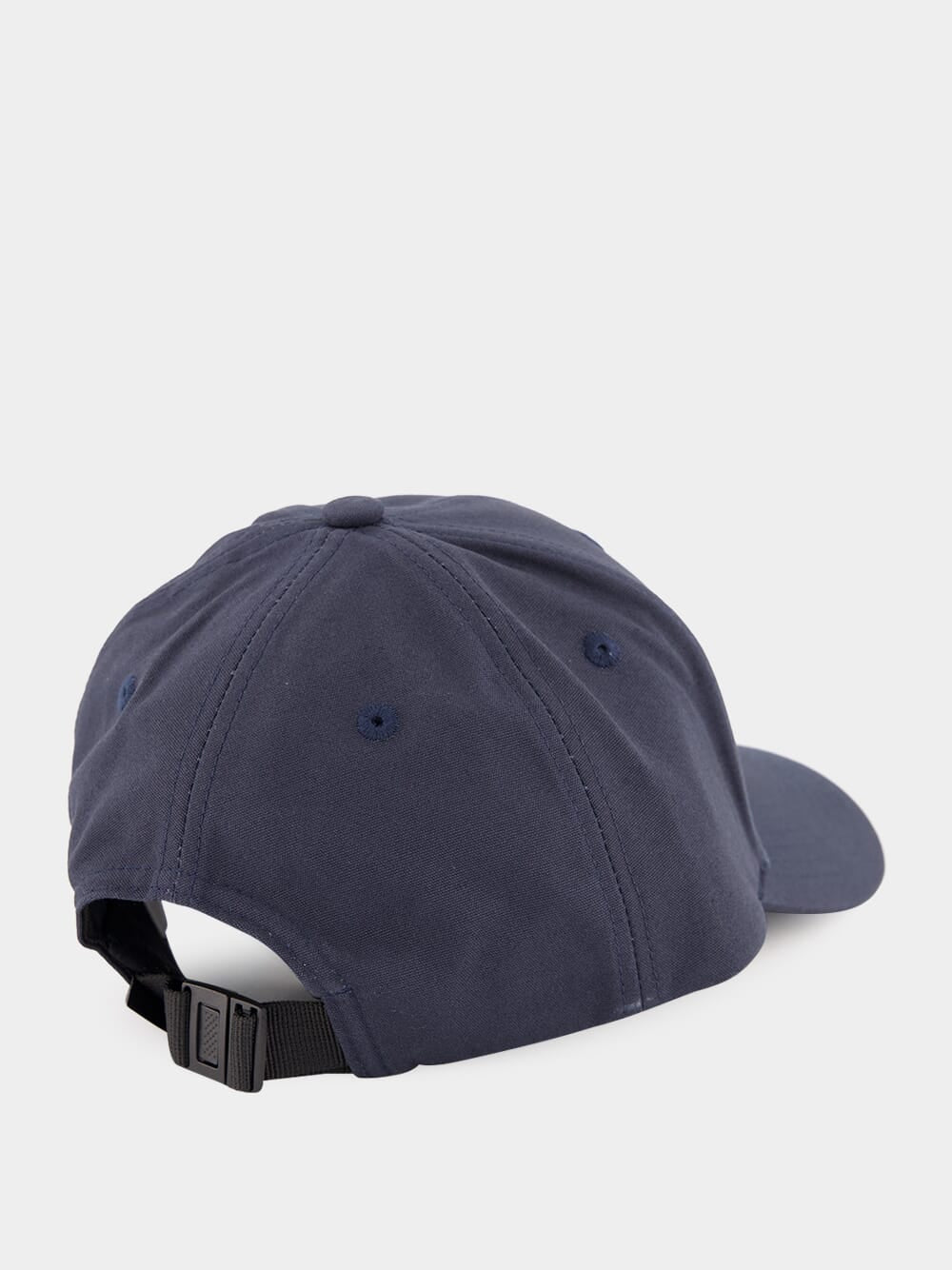 Navy Blue 6-Panel Cap with Strap - Image 2