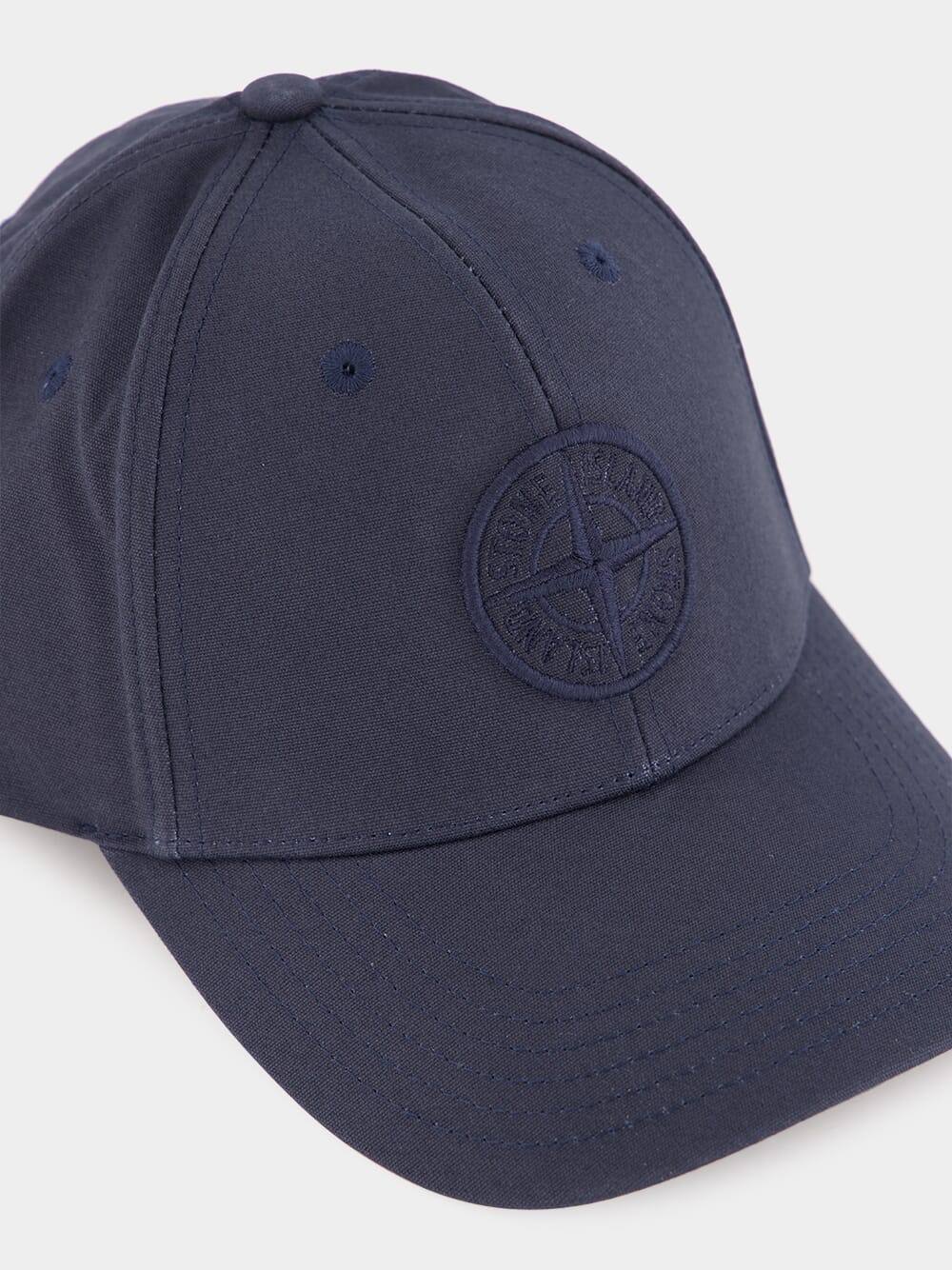Navy Blue 6-Panel Cap with Strap - Image 3