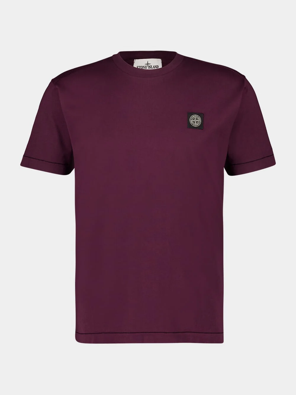 Amaranth Cotton Jersey Slim T-Shirt