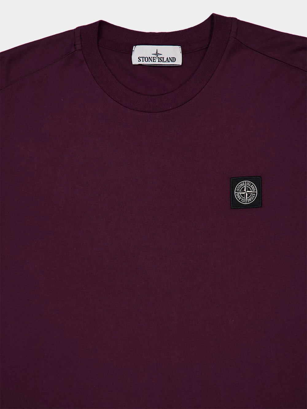 Amaranth Cotton Jersey Slim T-Shirt - Image 3