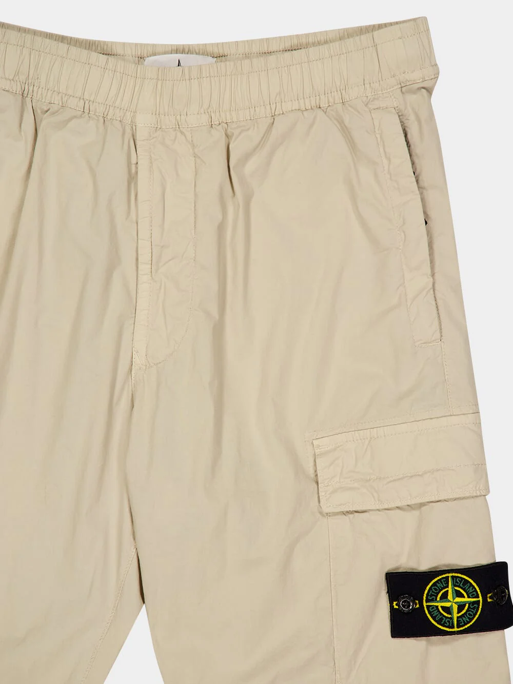 Beige Cargo Track Pants - Image 3