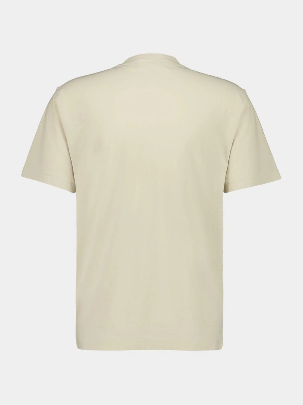 Beige Crew Neck T-Shirt - Image 2