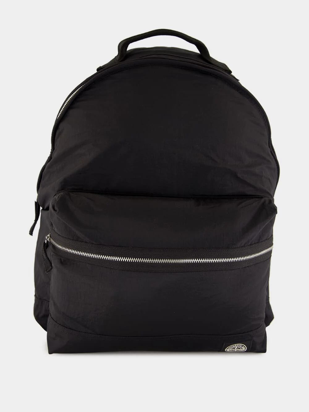 Black Coated Nylon Metal ECONYL® Backpack - Image 2
