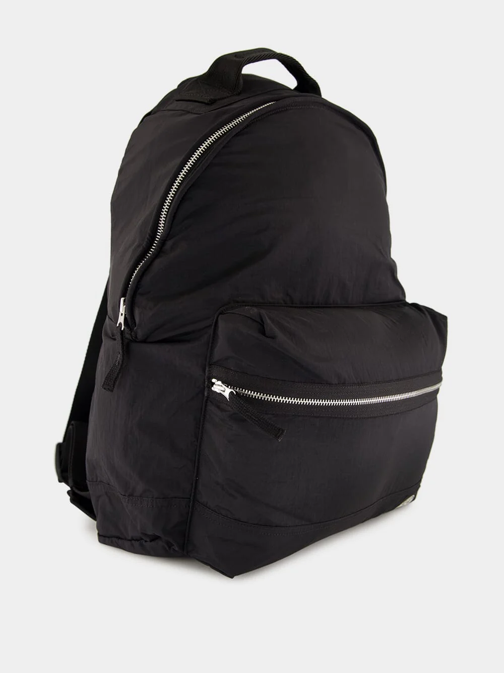 Black Coated Nylon Metal ECONYL® Backpack - Image 3