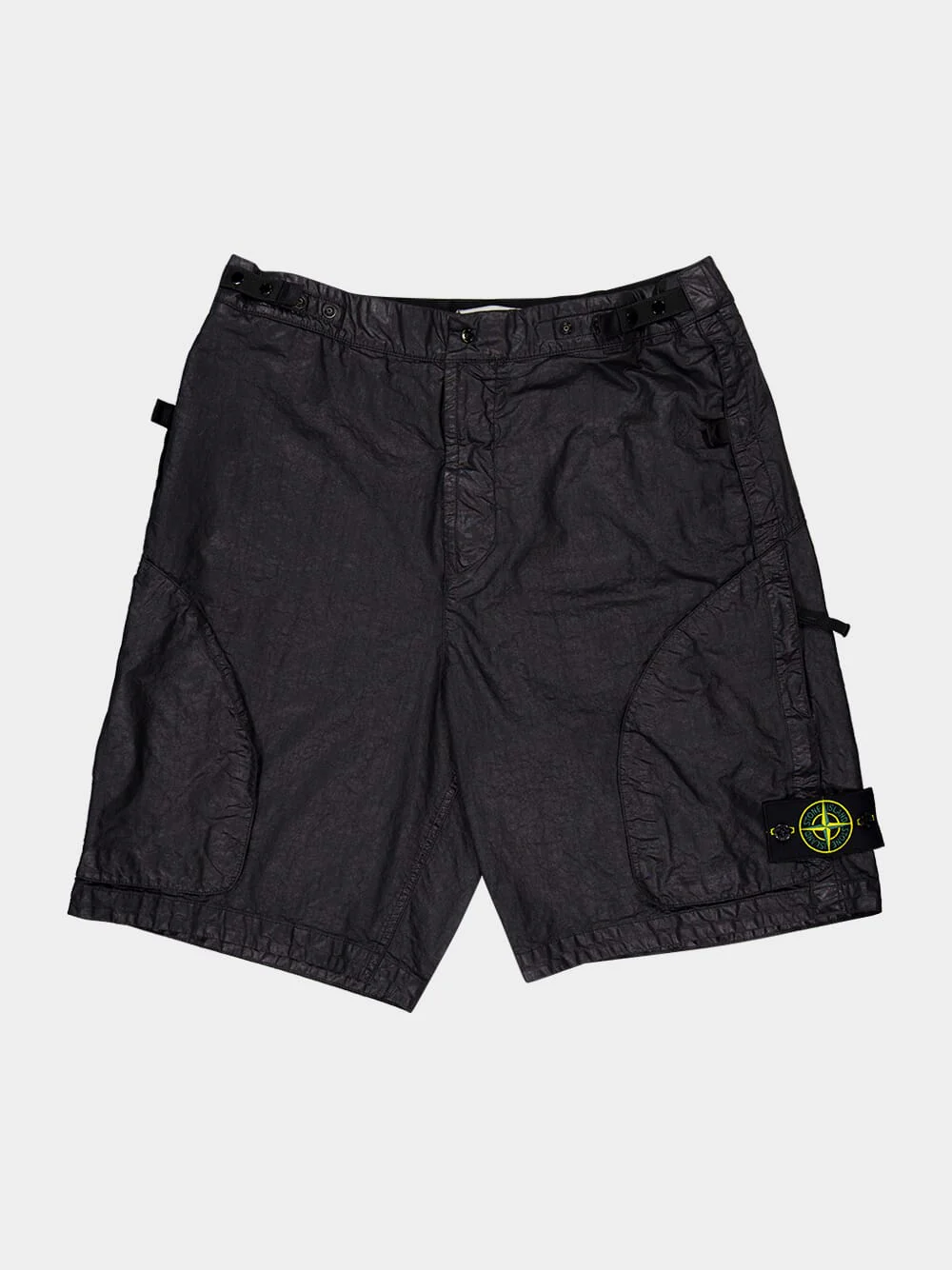 Black Comfort Fit Cargo Trousers - Image 5