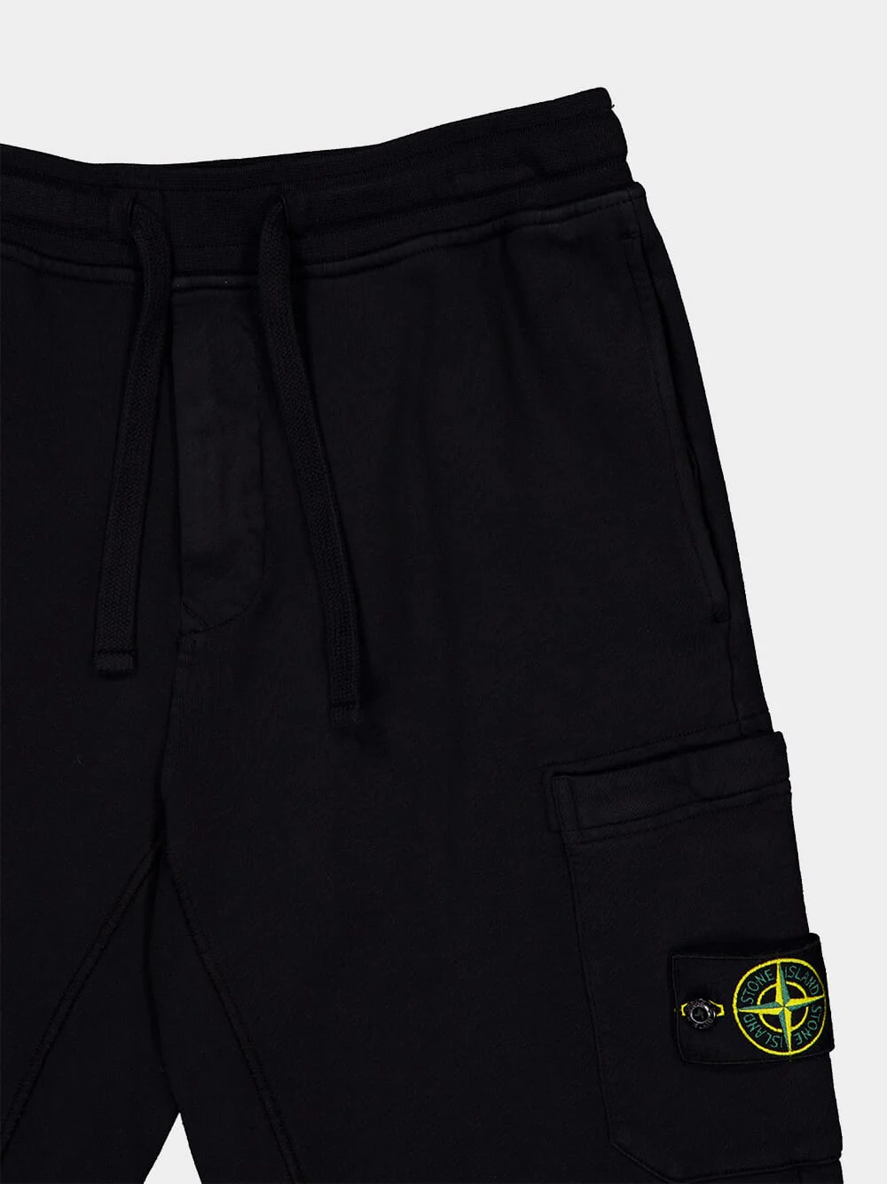 Black Cotton Joggers - Image 3