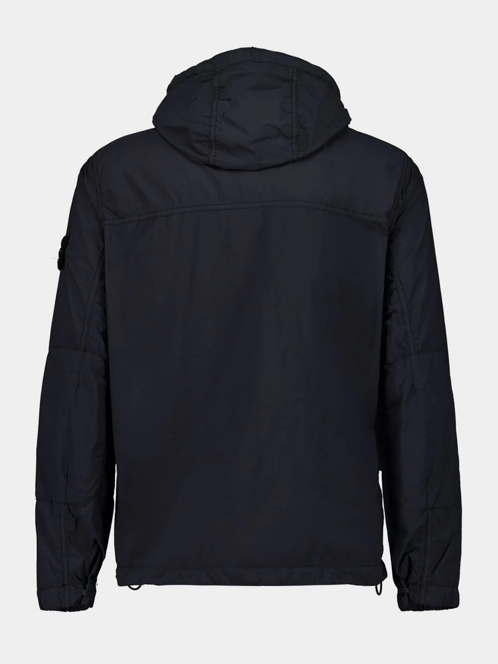 Black Ghost Nylon Hooded Parka Jacket - Image 6