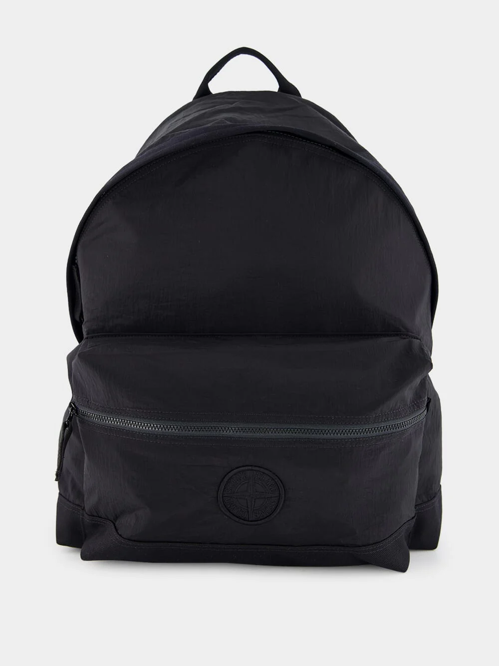 Black Nylon Metal Backpack - Image 2