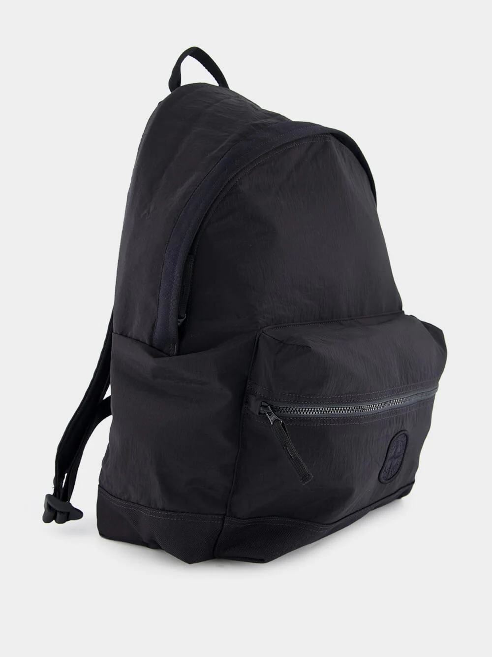 Black Nylon Metal Backpack - Image 3