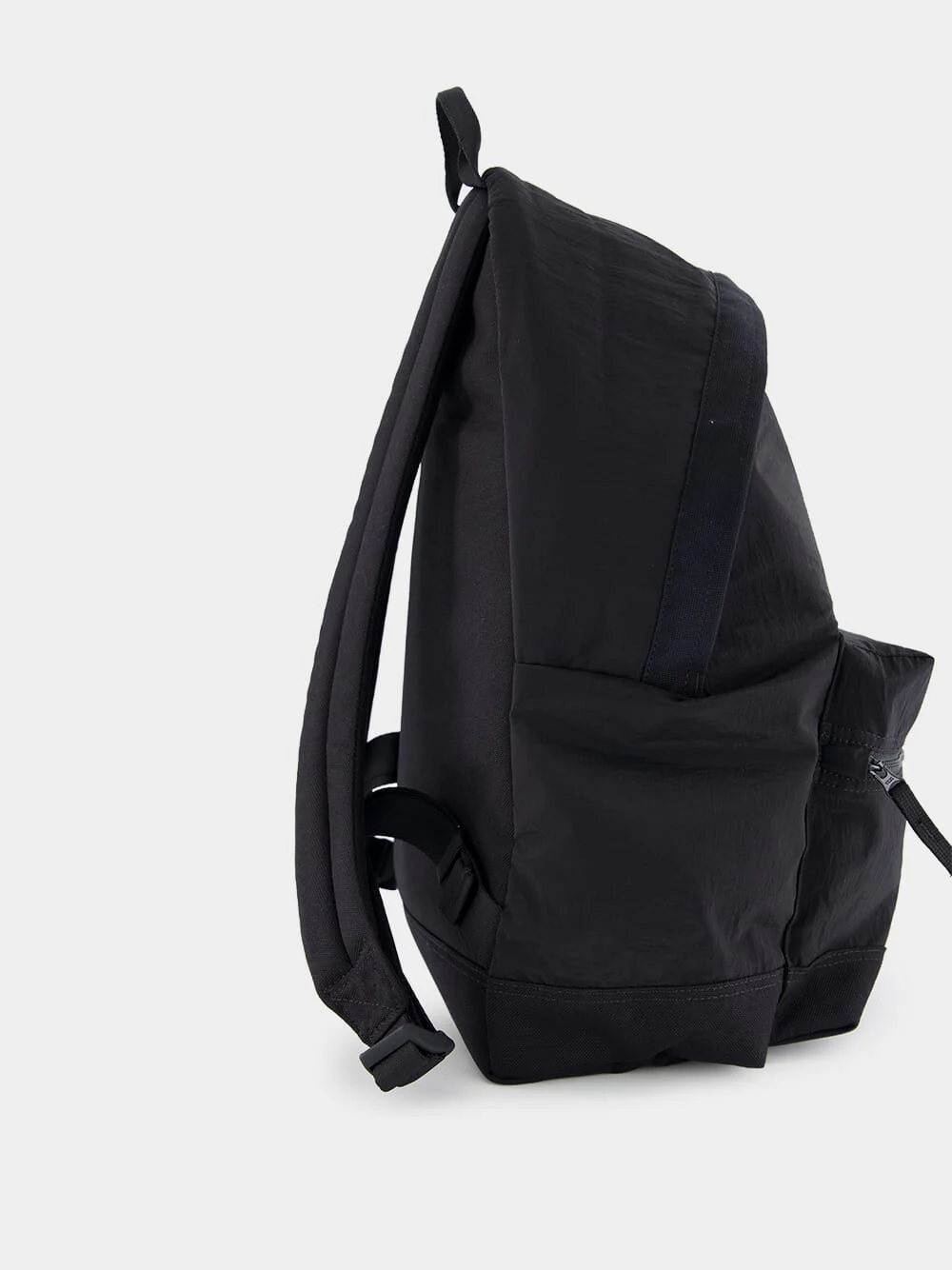 Black Nylon Metal Backpack - Image 4