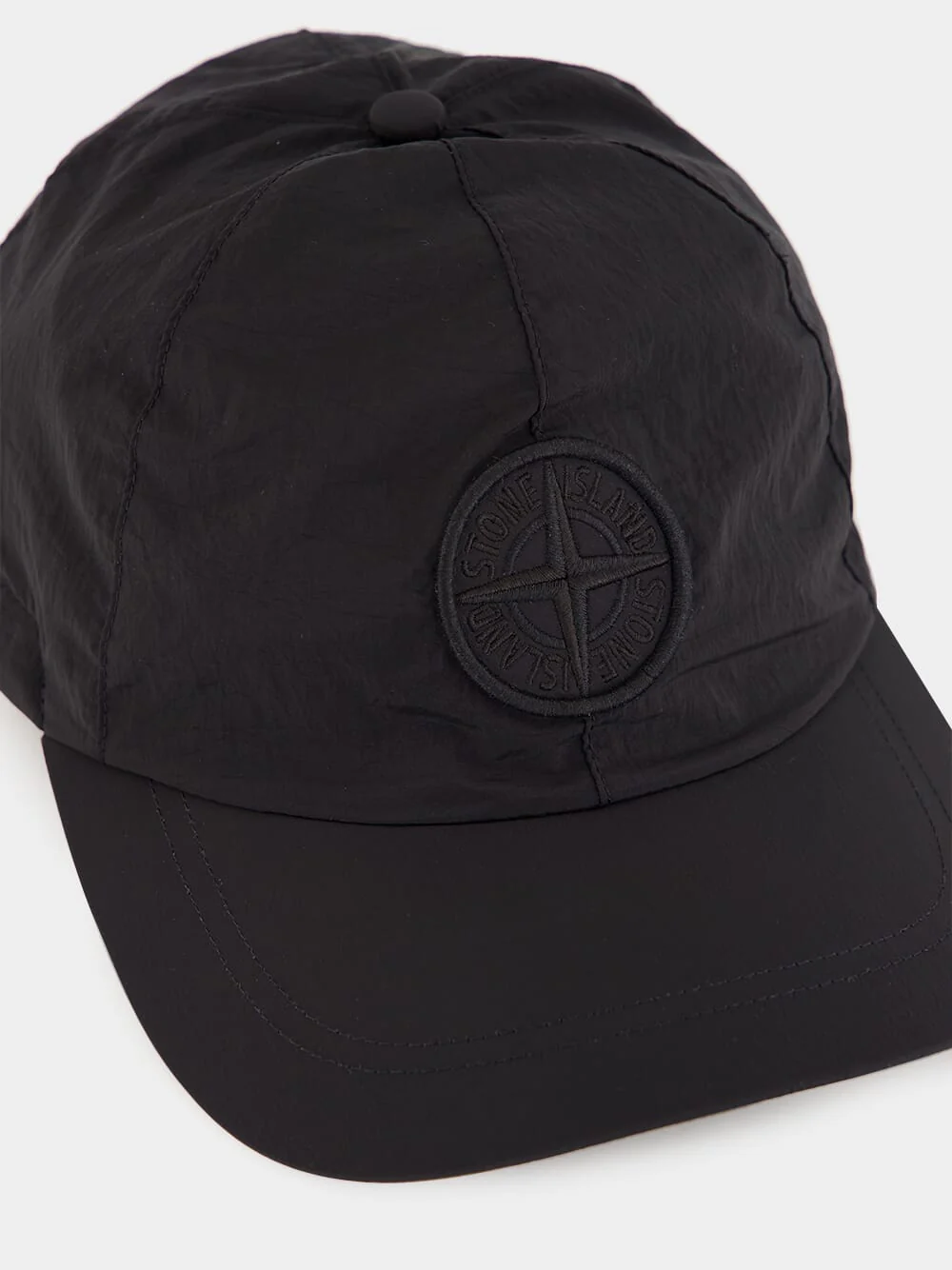 Black Nylon Metal ECONYL® Baseball Cap - Image 3