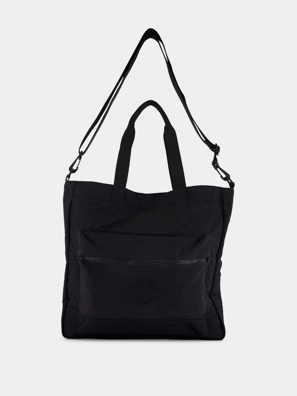 Black Nylon Tote Bag - Image 2