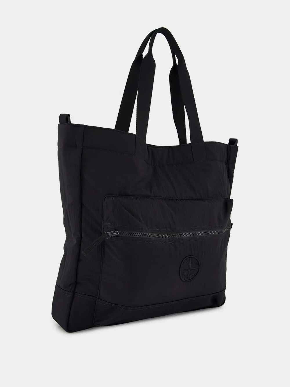 Black Nylon Tote Bag - Image 3