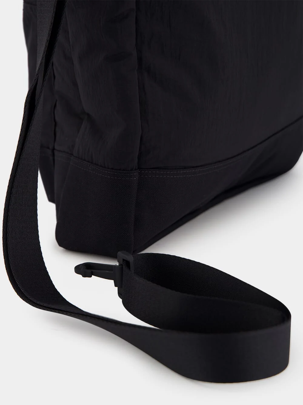 Black Nylon Tote Bag - Image 8