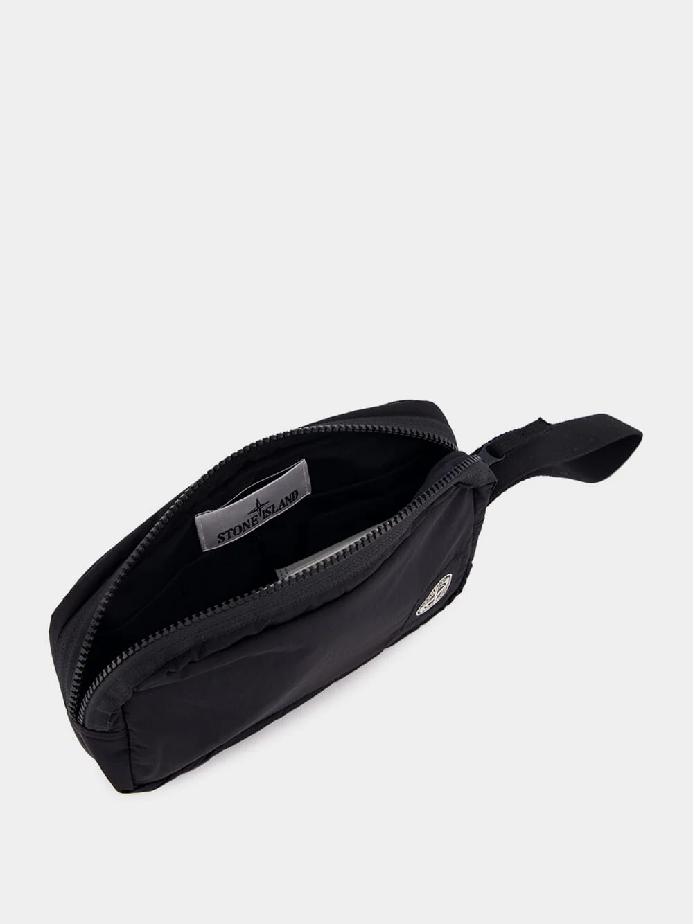Black Nylon Wrist Pouch with Compass Logo - Image 6