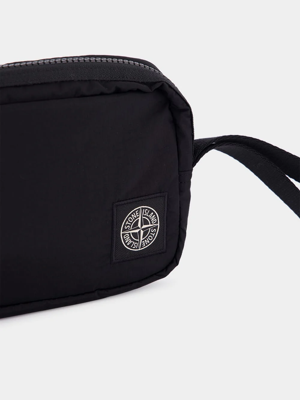 Black Nylon Wrist Pouch with Compass Logo - Image 8