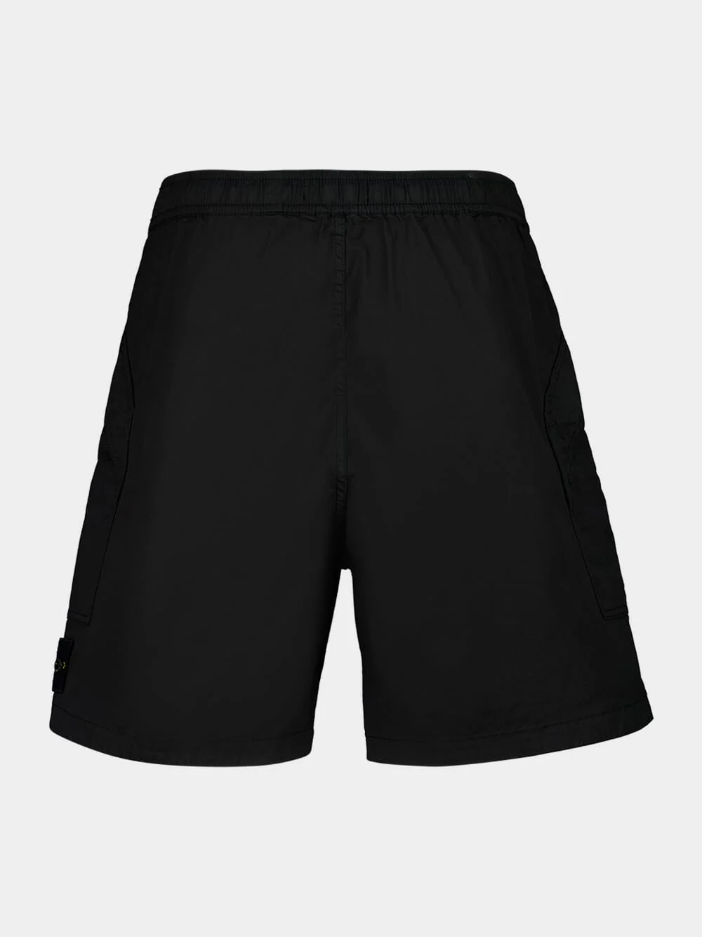 Black Regular-Fit Cotton Bermuda Shorts - Image 2