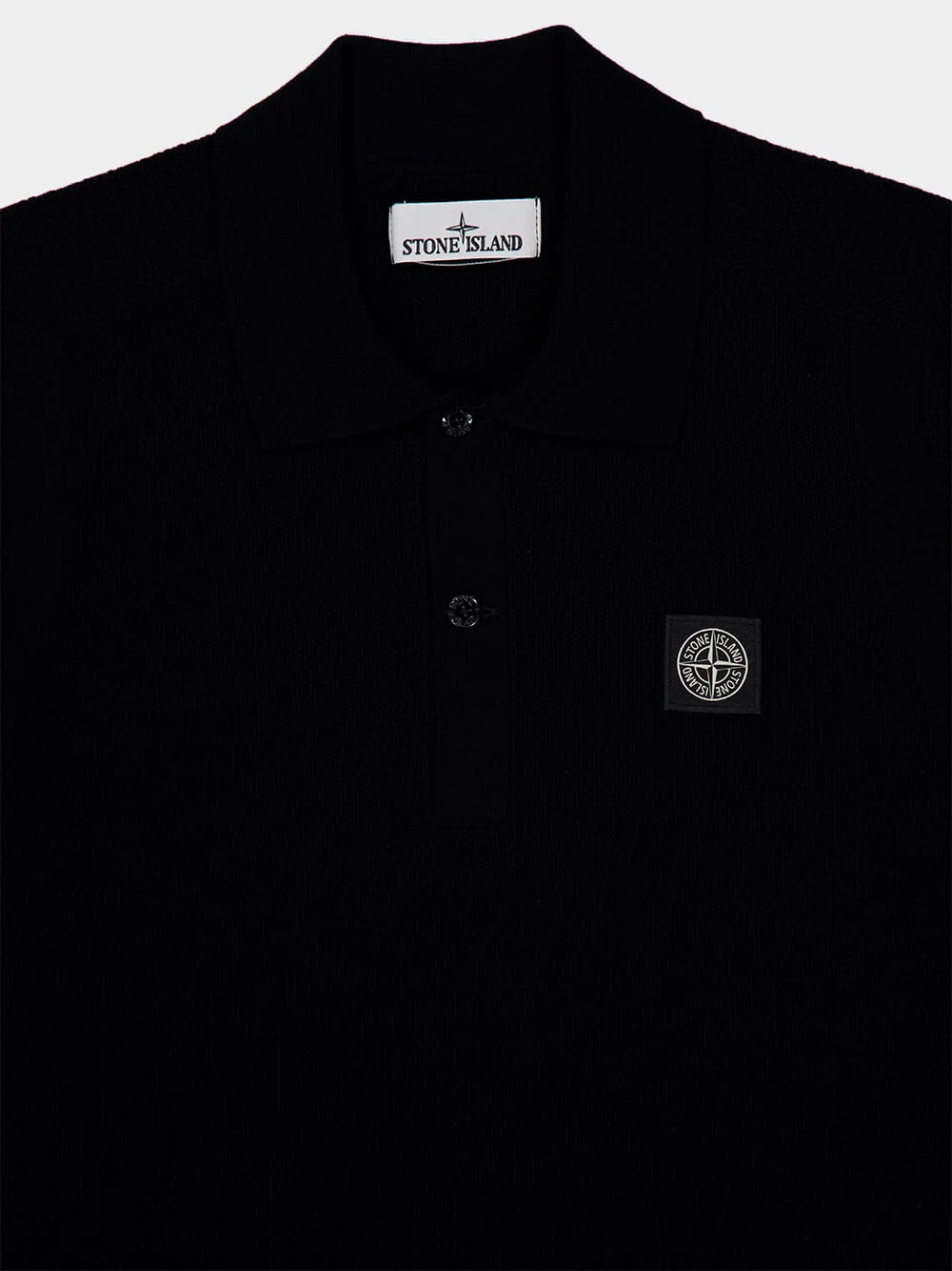 Black Soft Organic Cotton Polo Shirt - Image 3