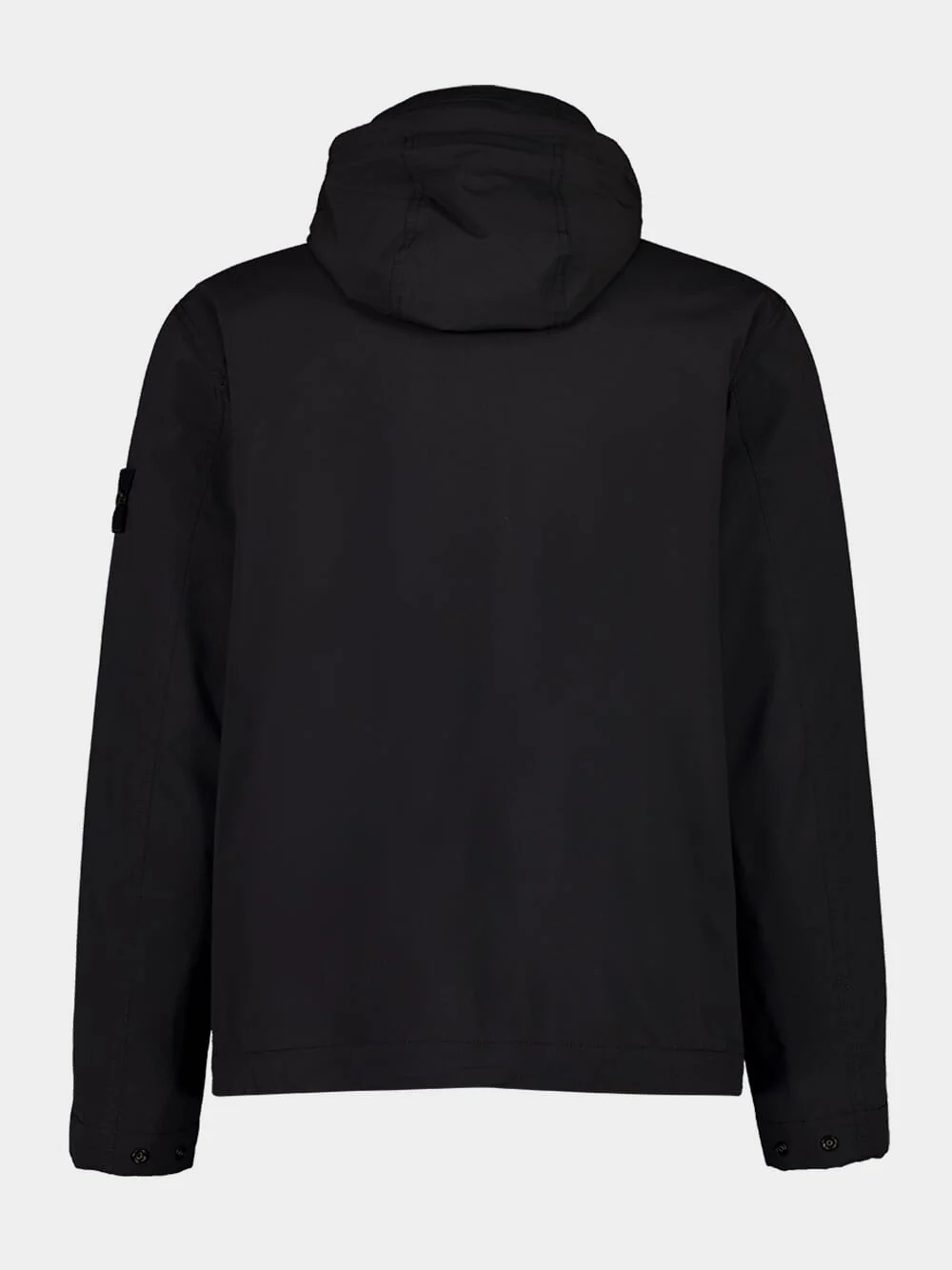 Black Soft Shell Hooded Jacket - Image 3