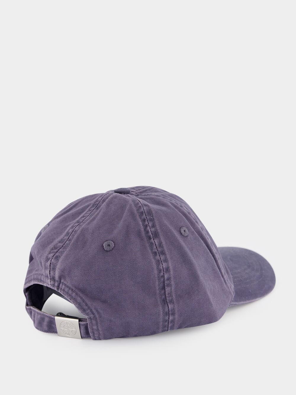 Blue Grey Cotton Baseball Cap - Image 2