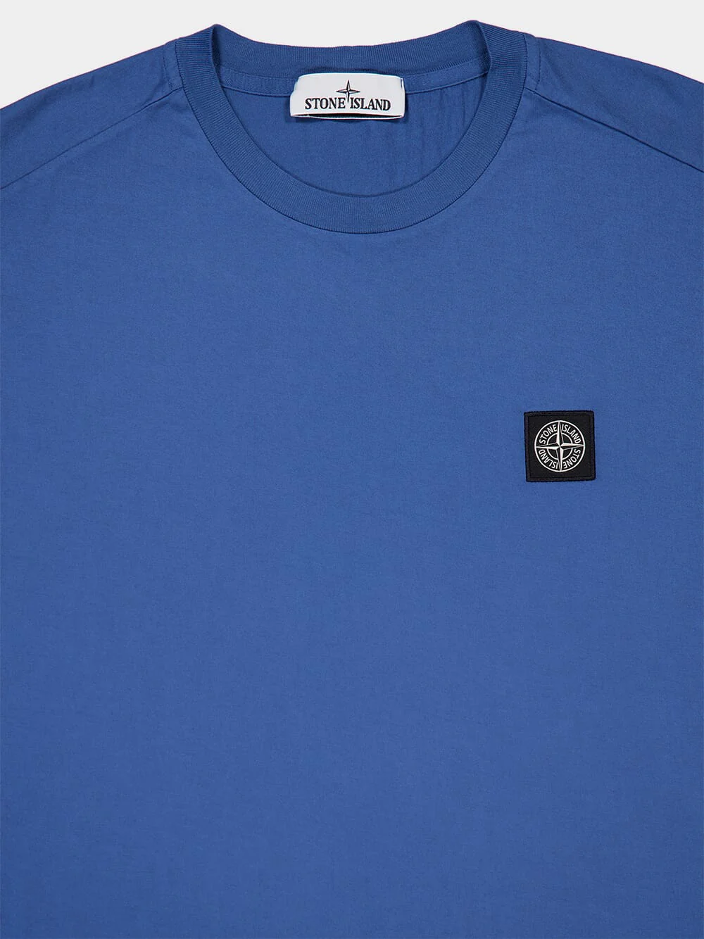 Avio Blue Slim Fit Short Sleeve T-Shirt - Image 3