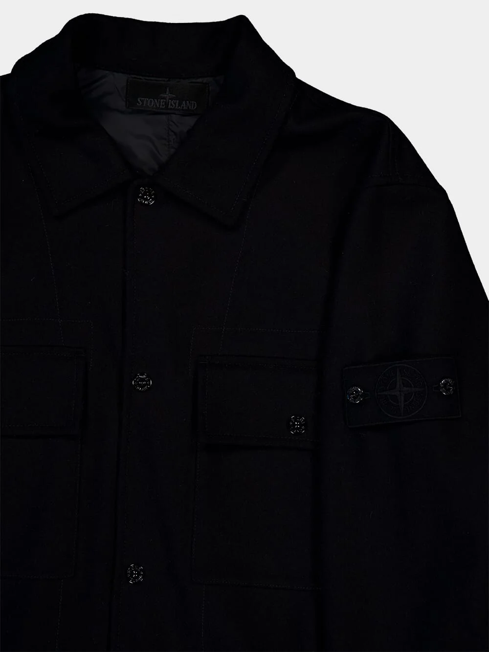 Black Ghost Piece Overshirt - Image 3