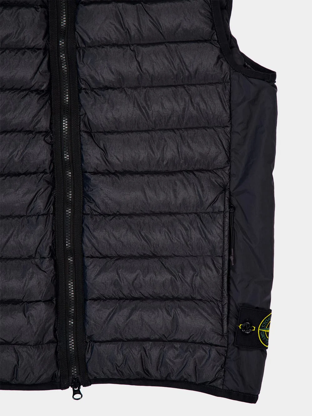 Black Light Down Zip Vest - Image 6