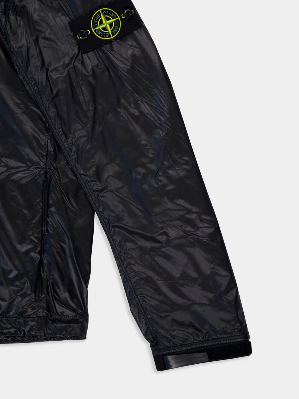 Black Light Packable Blouson with Hood - Image 4