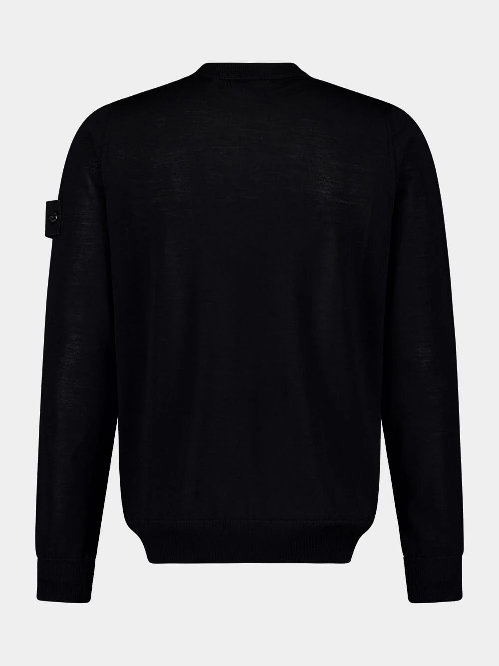 Black RWS Wool Crewneck Jumper - Image 4