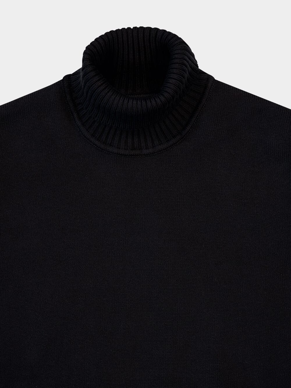 Black Turtleneck Sweater - Image 3